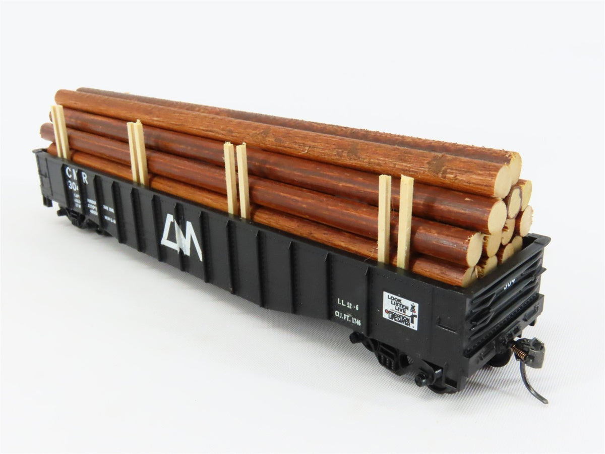 HO Scale Athearn CMR Central Michigan 50&#39; Gondola Car #316 Pro Custom w/ Load