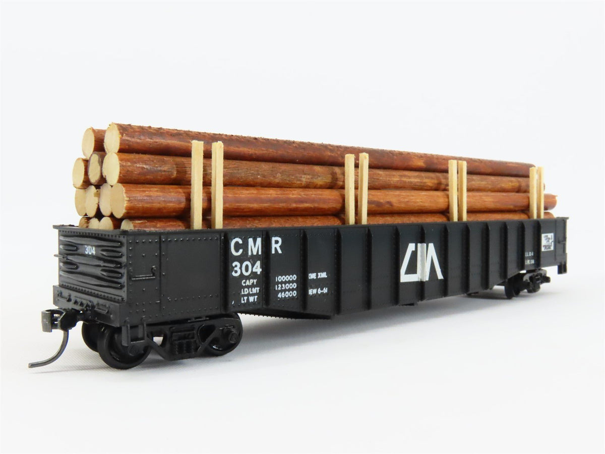 HO Scale Athearn CMR Central Michigan 50&#39; Gondola Car #316 Pro Custom w/ Load