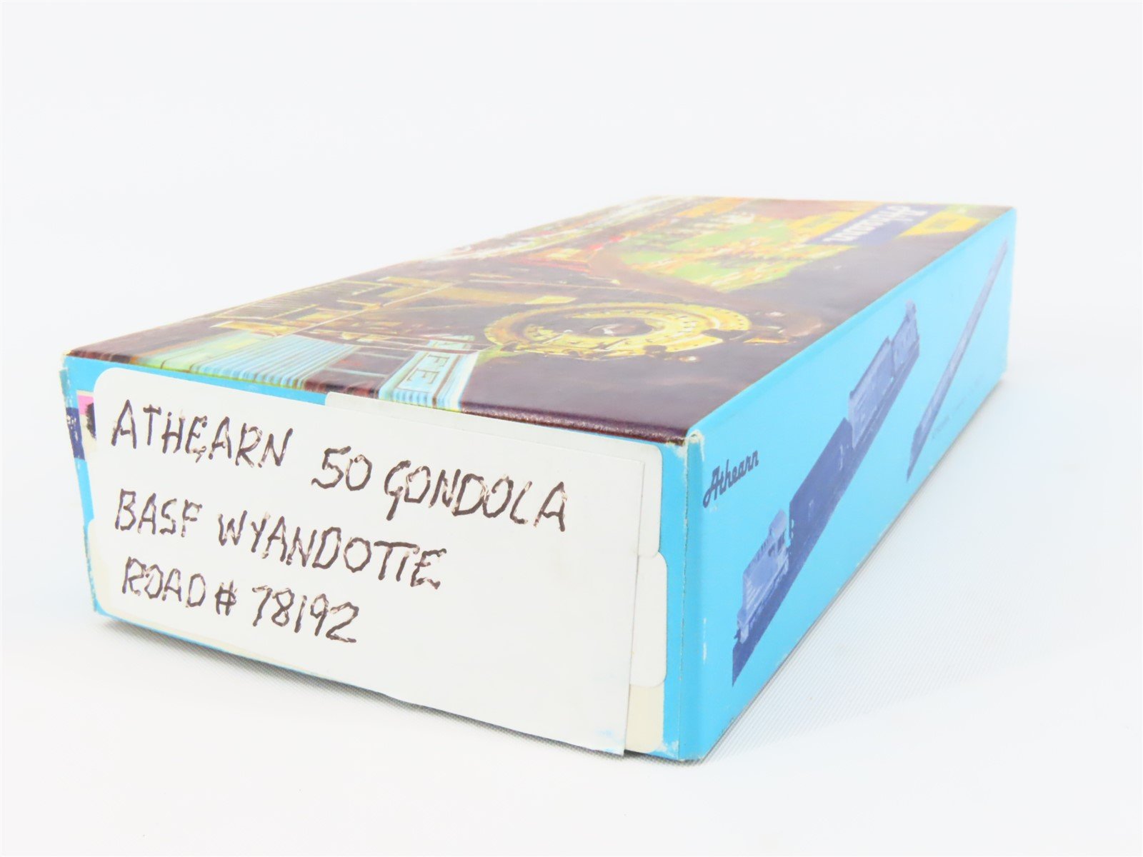 HO Scale Athearn NATX BASF Wyandotte 50' Gondola Car #78192 Pro Custom w/ Load