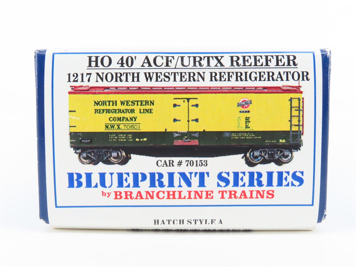 HO Scale Branchline Blueprint Kit #1217 NWX North Western 40&#39; Reefer #70153