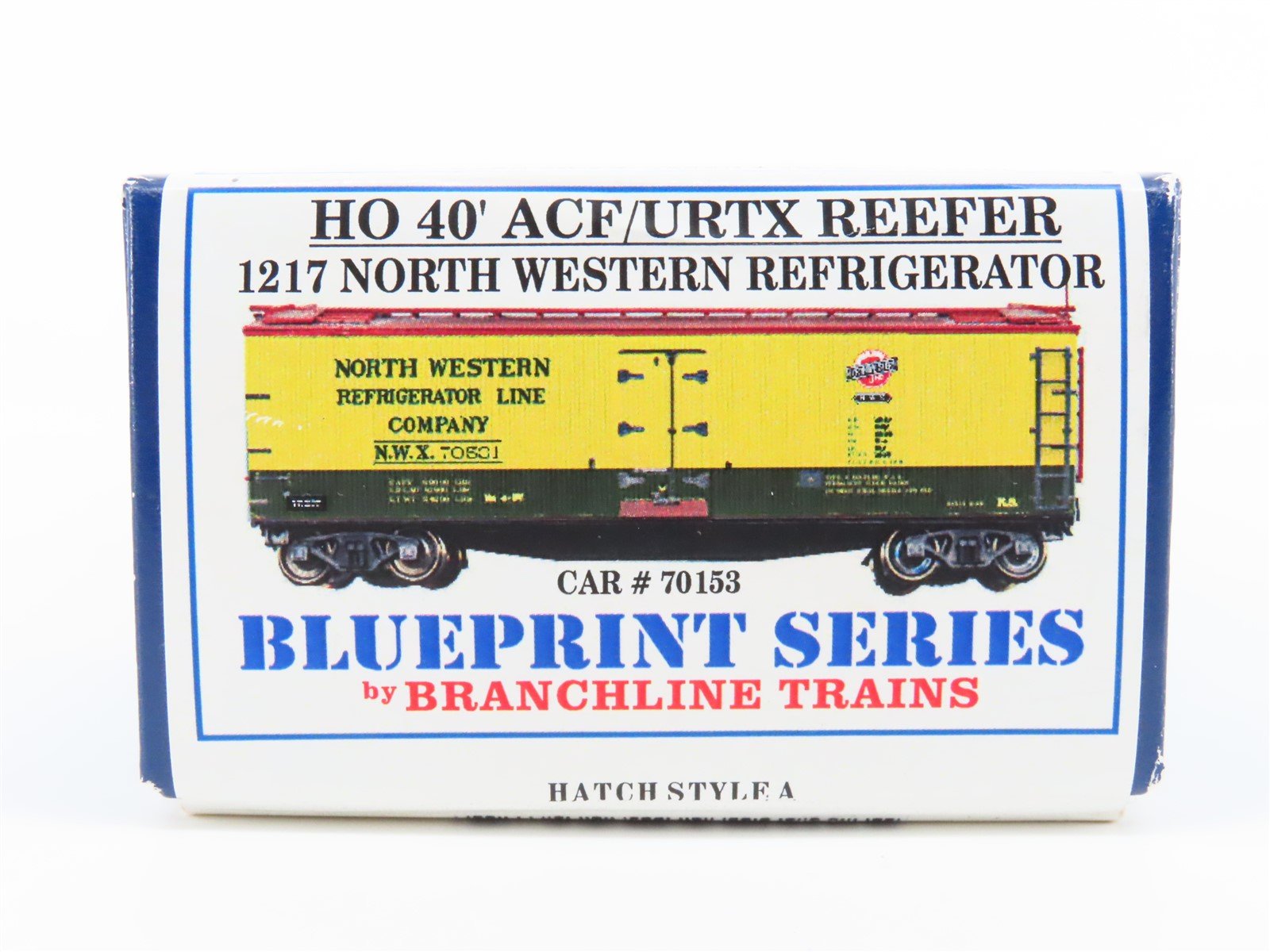 HO Scale Branchline Blueprint Kit #1217 NWX North Western 40' Reefer #70153