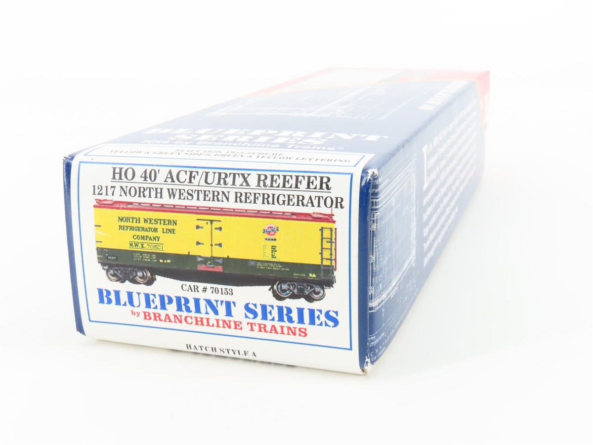 HO Scale Branchline Blueprint Kit #1217 NWX North Western 40&#39; Reefer #70153