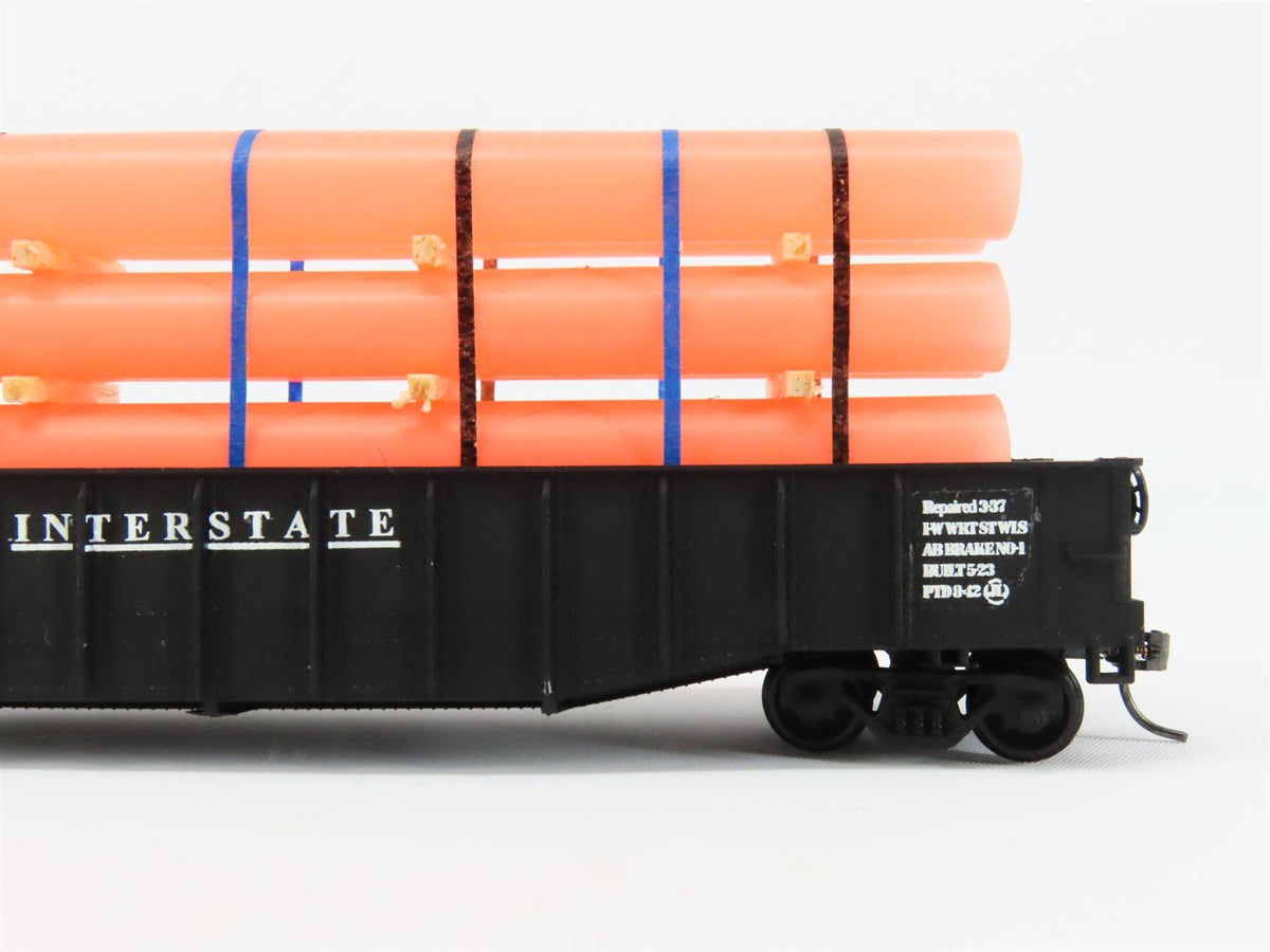 HO Scale Athearn INT Interstate 50&#39; Gondola Car #6771 Pro Custom w/ Load