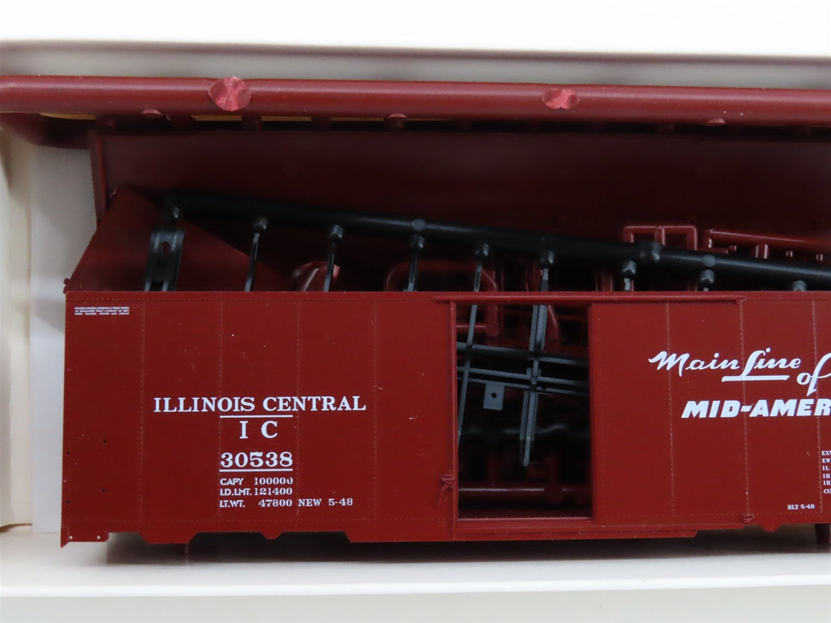 HO Branchline Blueprint Kit #1416 IC Illinois Central 40&#39; AAR Boxcar #30538