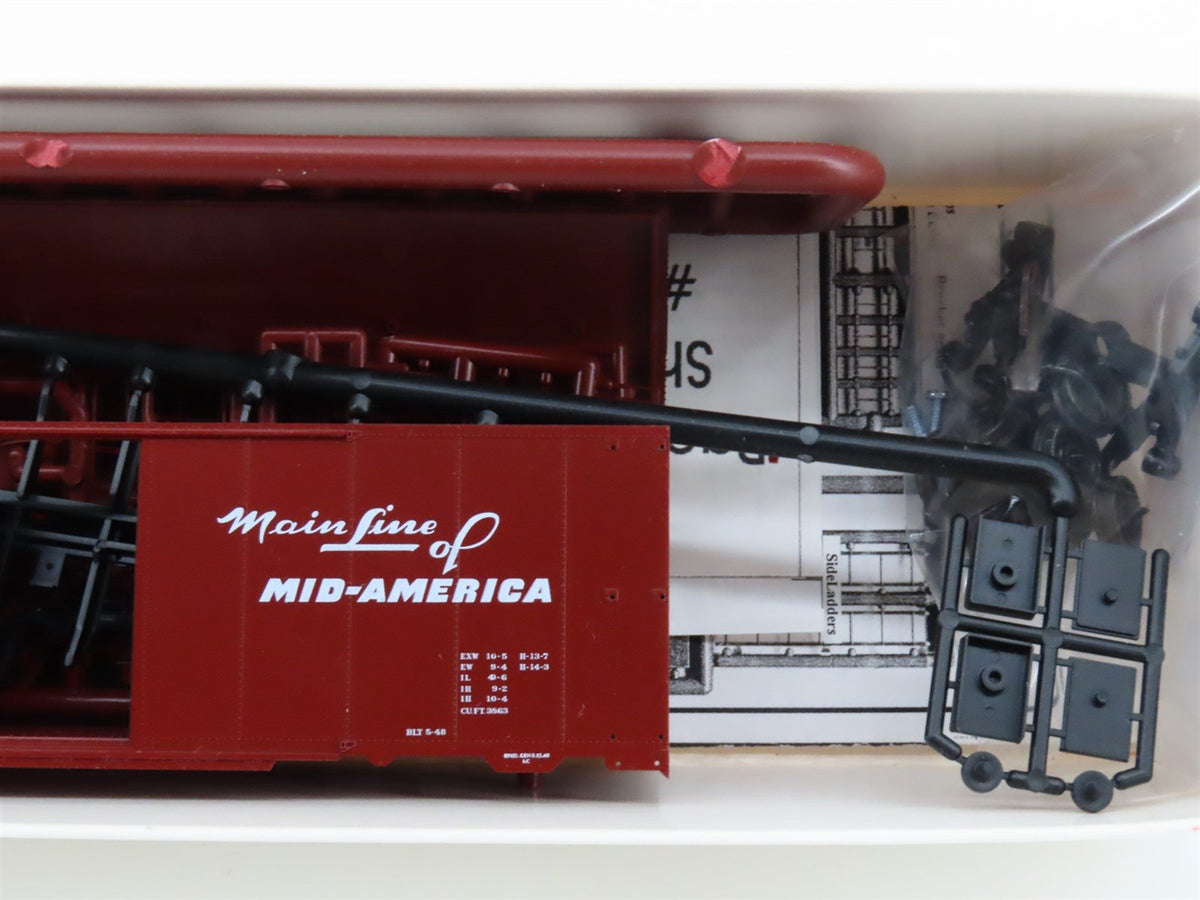 HO Branchline Blueprint Kit #1416 IC Illinois Central 40&#39; AAR Boxcar #30538