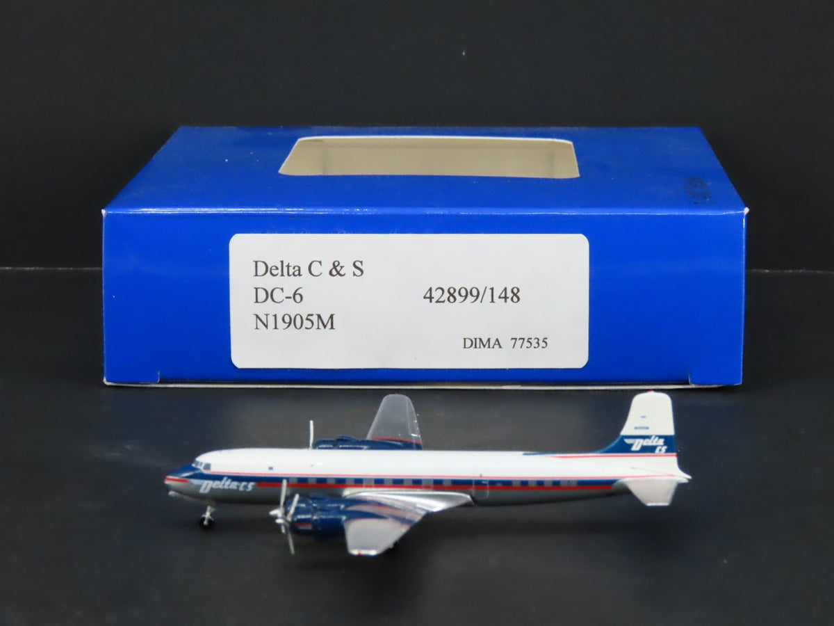 1:400 Aero Classics AC419488 Die-Cast Delta C&amp;S McDonnell Douglas DC-6 Aircraft