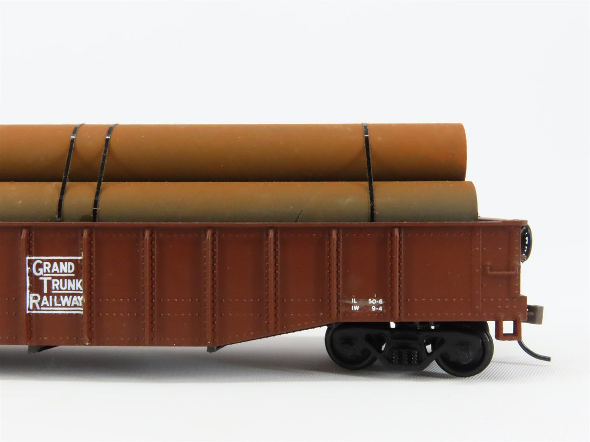 HO Scale Athearn GT Grand Trunk 50&#39; Gondola Car #75950 Pro Custom w/ Load