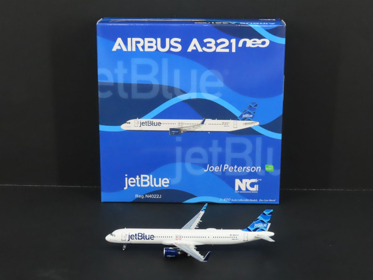 1:400 Scale NG Models 13062 Die-Cast JetBlue Airbus A321-NEO Aircraft N4022J