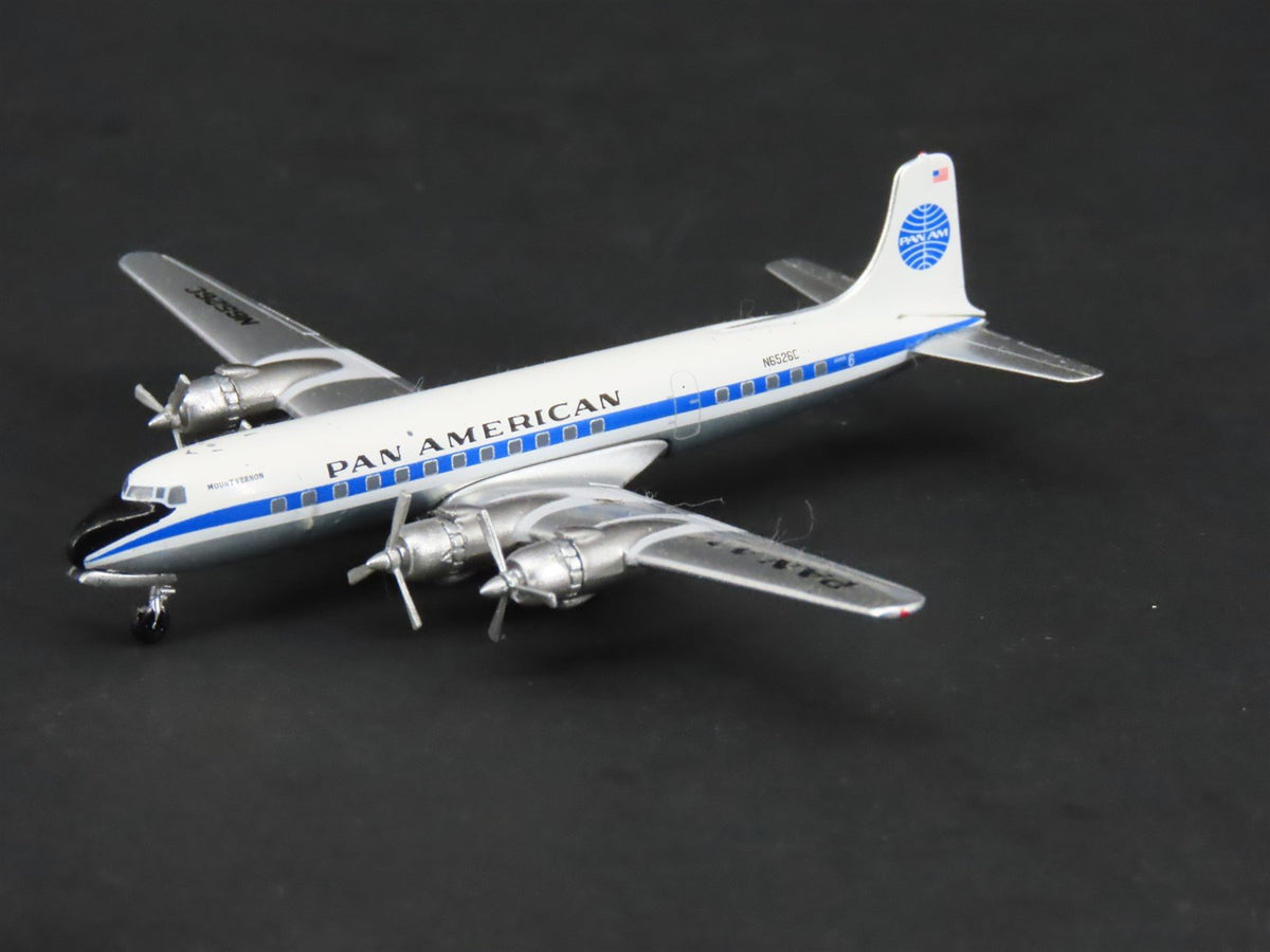 1:400 Scale Aero Classics AC419507 Die-Cast Pan Am Mount Vernon Douglas DC-6B