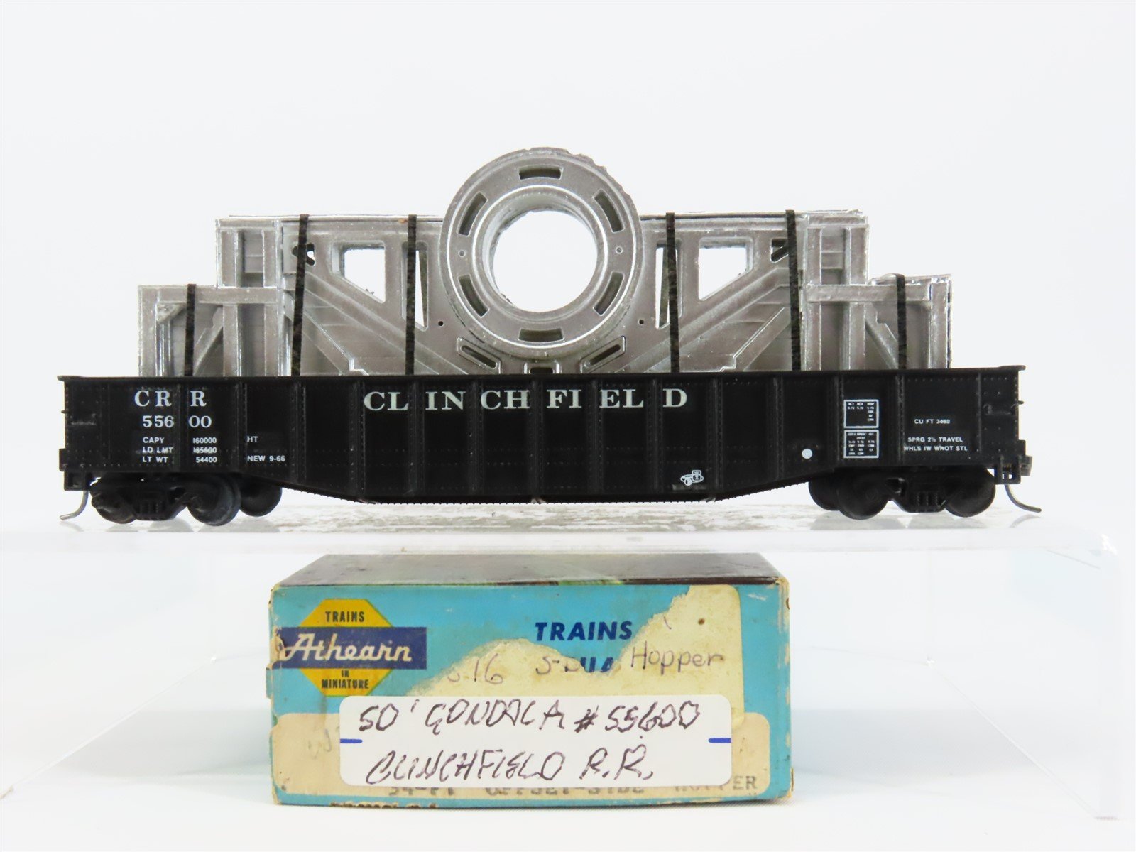 HO Scale Athearn CRR Clinchfield 50' Gondola Car #55600 Pro Custom w/ Load