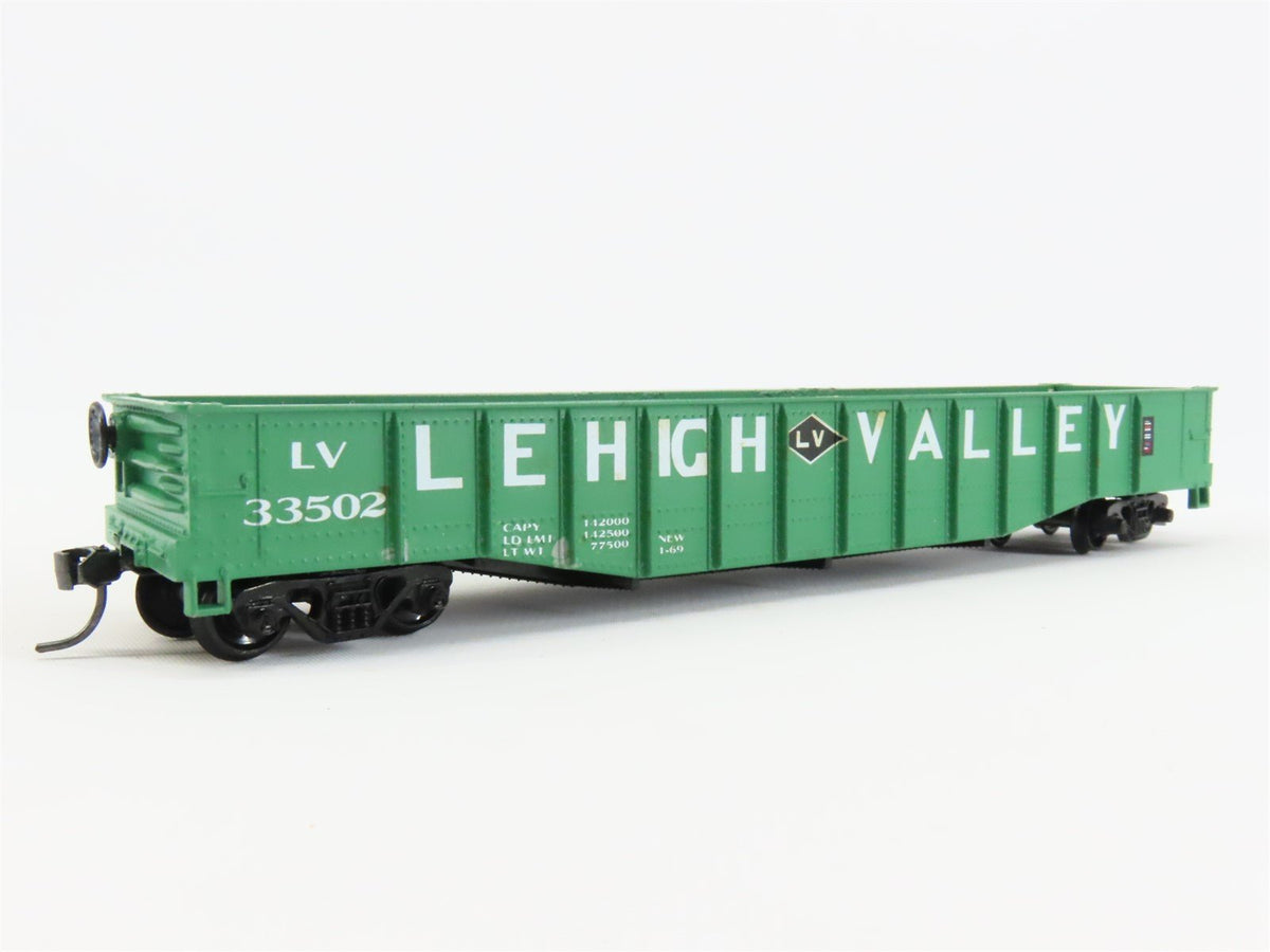 HO Scale Athearn LV Lehigh Valley 50&#39; Gondola Car #33502 Pro Custom w/ Load