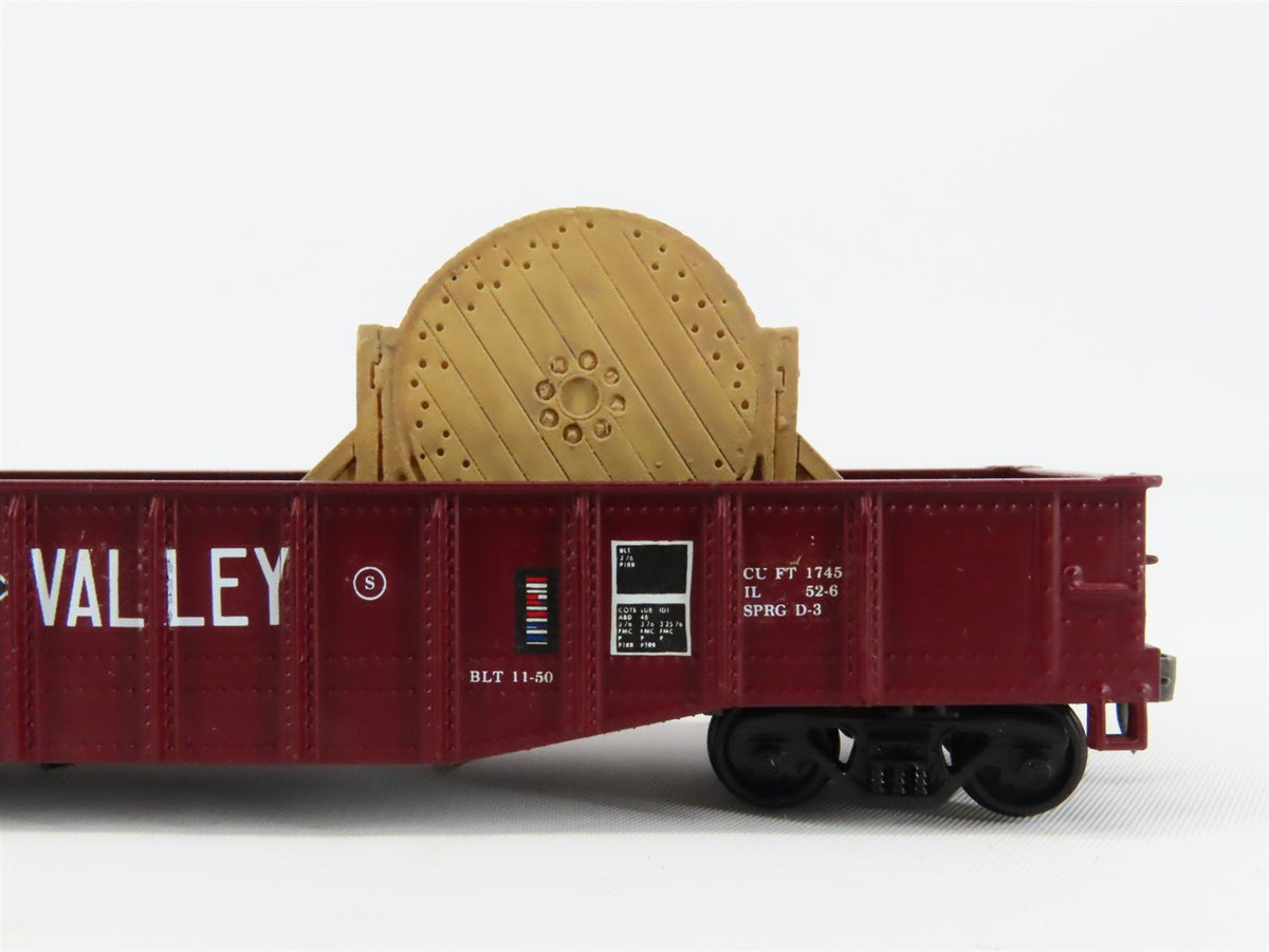 HO Scale Athearn LV Lehigh Valley 50&#39; Gondola Car #33520 Pro Custom w/ Load