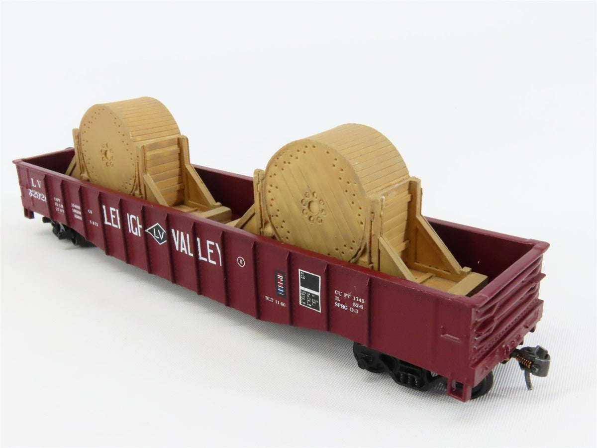 HO Scale Athearn LV Lehigh Valley 50&#39; Gondola Car #33520 Pro Custom w/ Load