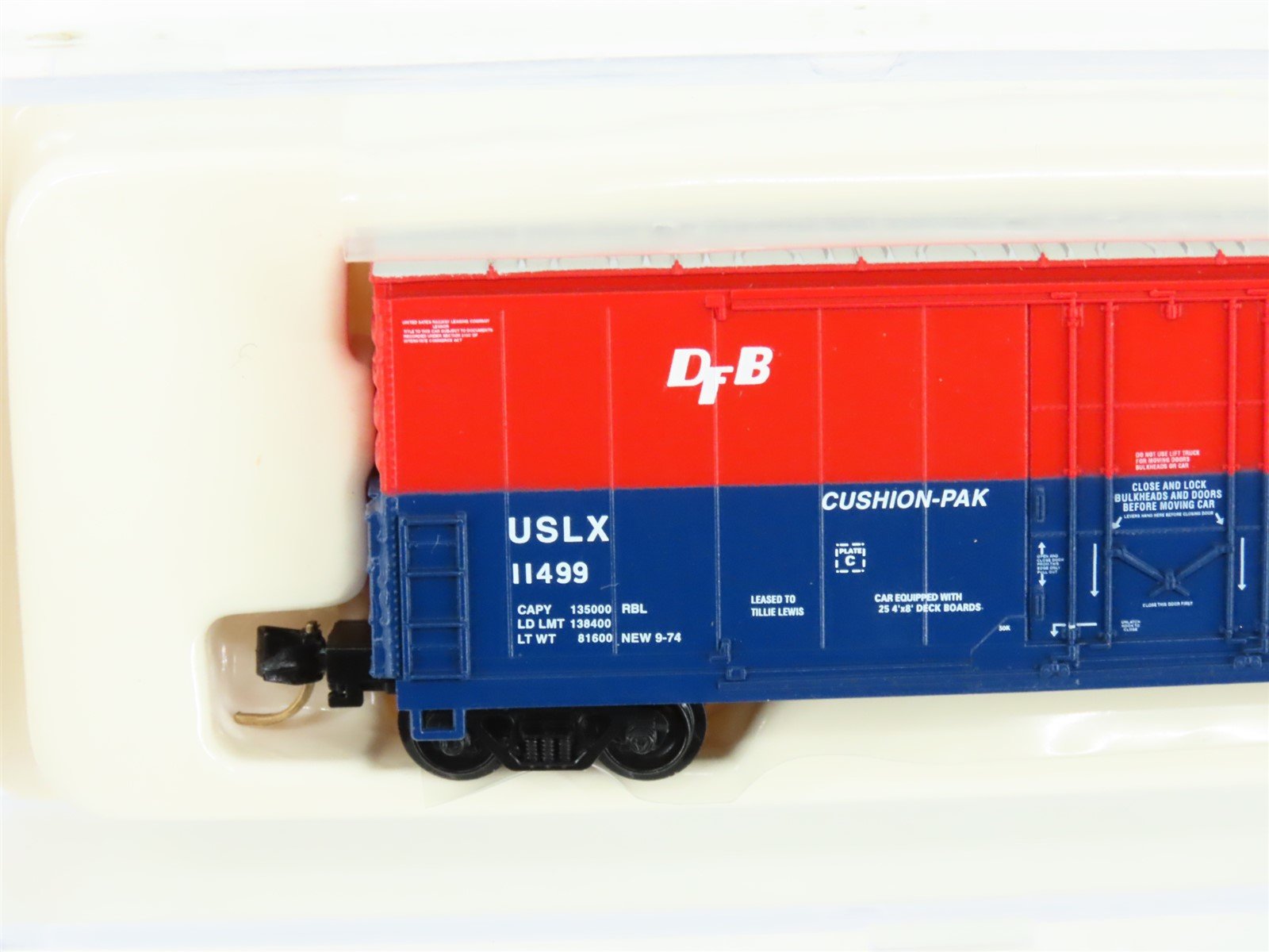 N Scale Atlas 31101 USLX Ogden Corporation Double Plug Door Box Car #11499