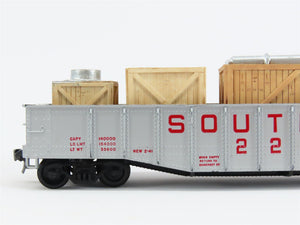 HO Scale Athearn Southern 50' Gondola Car #2207 w/ Custom Wood Box Load