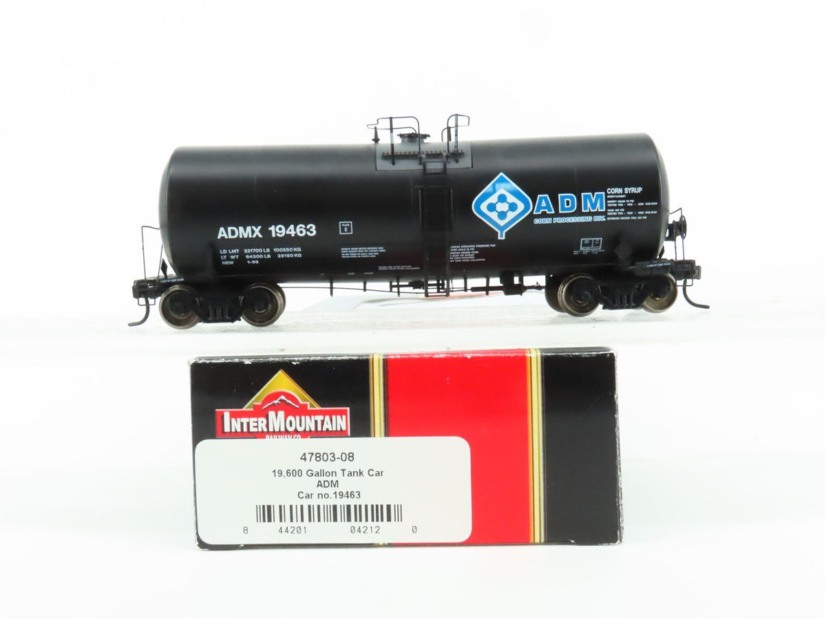 HO Scale InterMountain Pinnacle 47803-08 ADM 19,900 Gallon Tank Car #19463