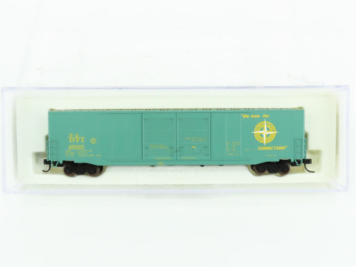 N Scale Atlas 36872 DTI Detroit Toledo &amp; Ironton 60&#39; Double Door Box Car #25805