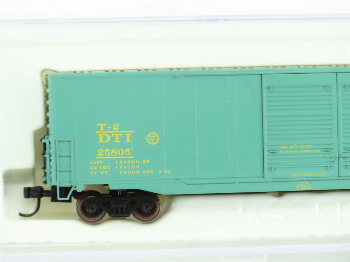 N Scale Atlas 36872 DTI Detroit Toledo &amp; Ironton 60&#39; Double Door Box Car #25805