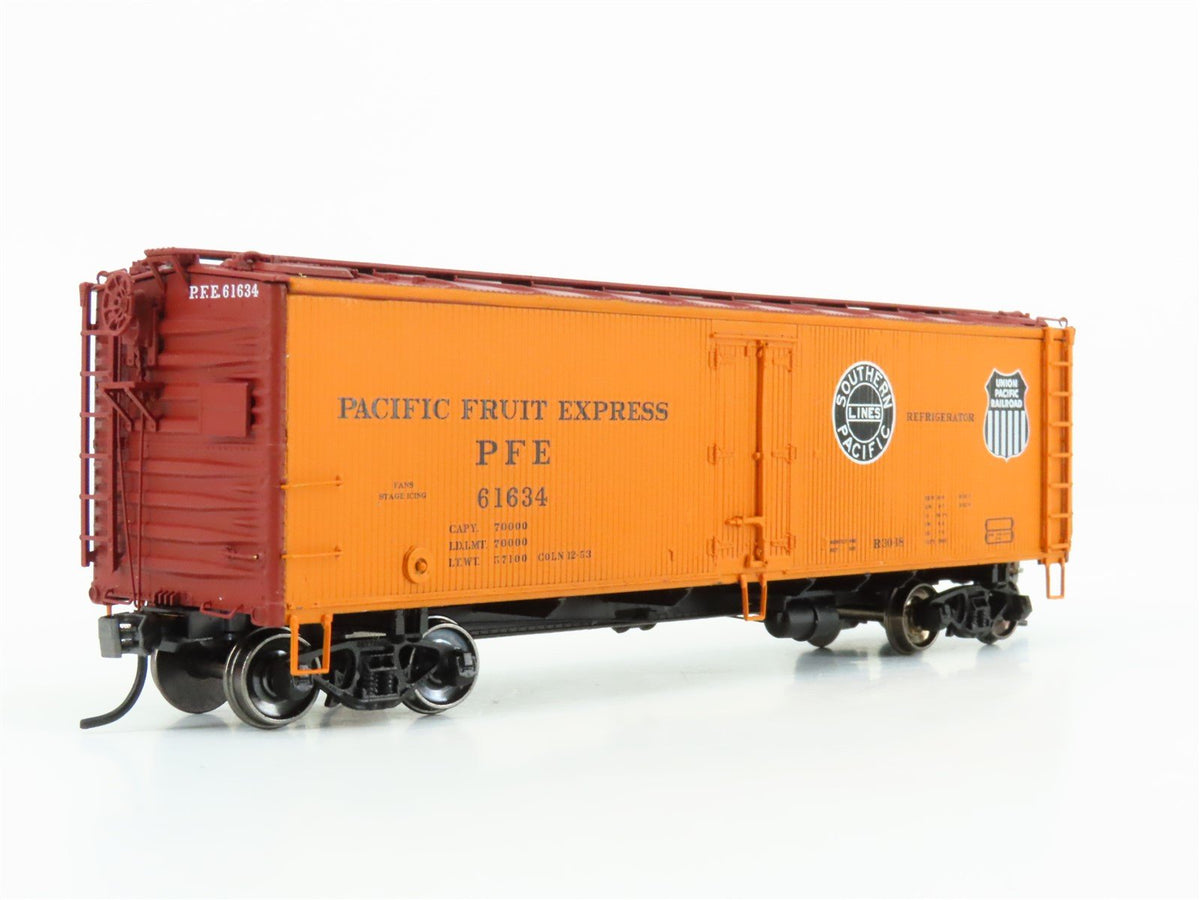 HO InterMountain #47404-04 PFE Pacific Fruit Express SP/UP Reefer Car #61634