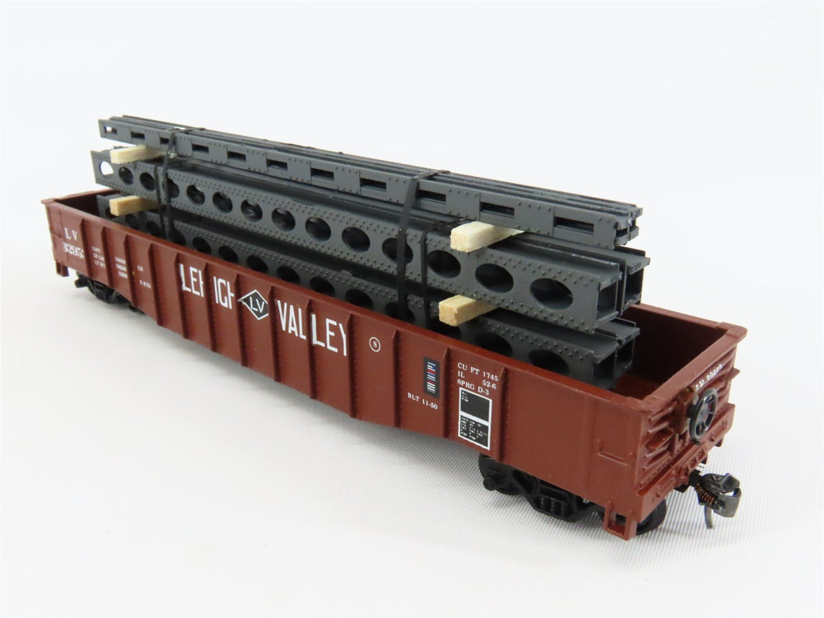 HO Scale Athearn LV Lehigh Valley 50&#39; Gondola Car #32952 w/ Custom Load