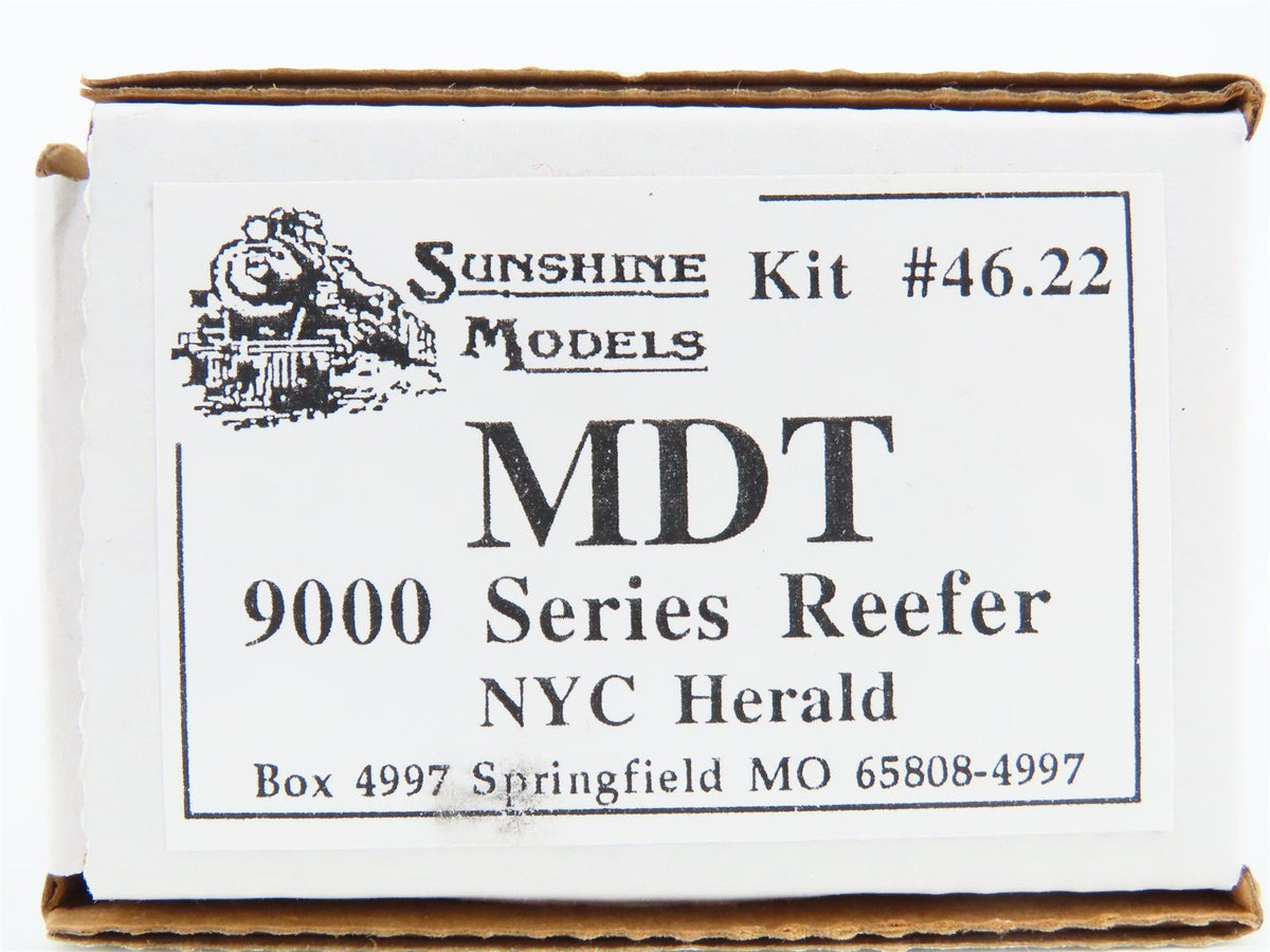 HO Sunshine Resin Kit #46.22 Undecorated MDT / NYC 9000 Series 40&#39; Steel Reefer