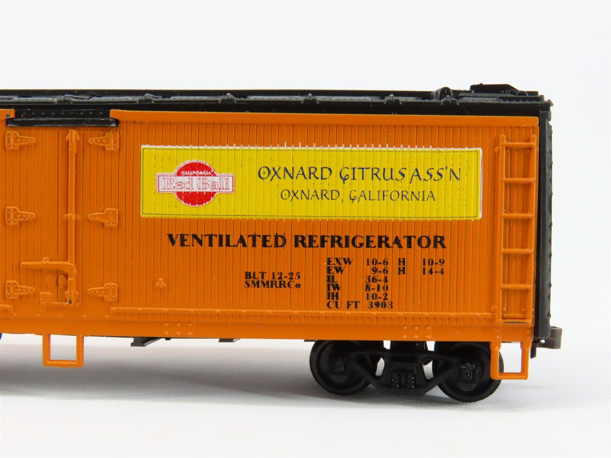 HO Scale Athearn OCX Seaside 40&#39; Wood Reefer Car #3624 Pro Custom