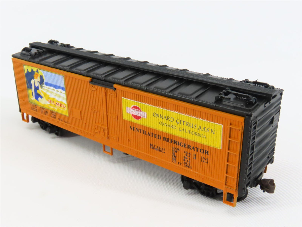 HO Scale Athearn OCX Seaside 40&#39; Wood Reefer Car #3624 Pro Custom