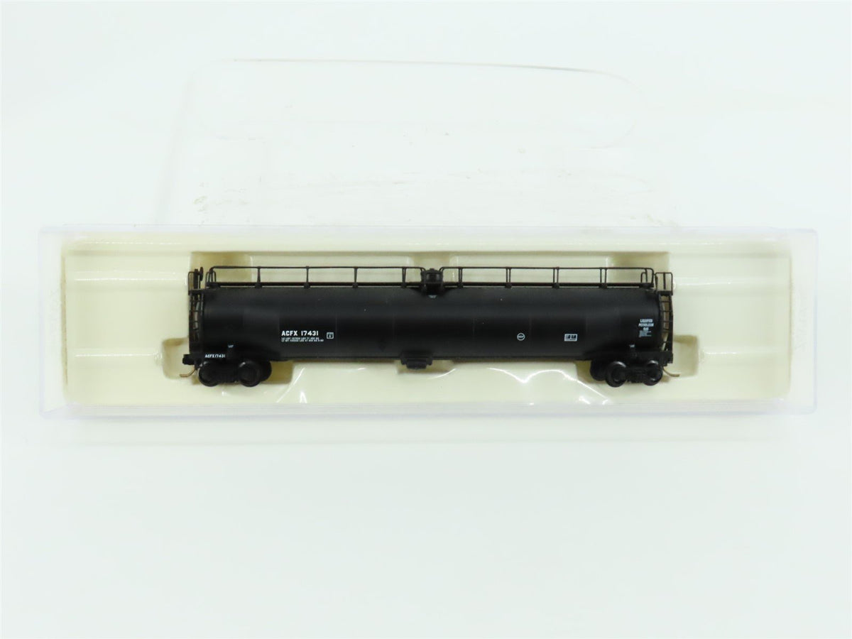 N Scale Atlas 37001 ACFX Liquefied Petroleum 33,000 Gallon Tank Car #17431