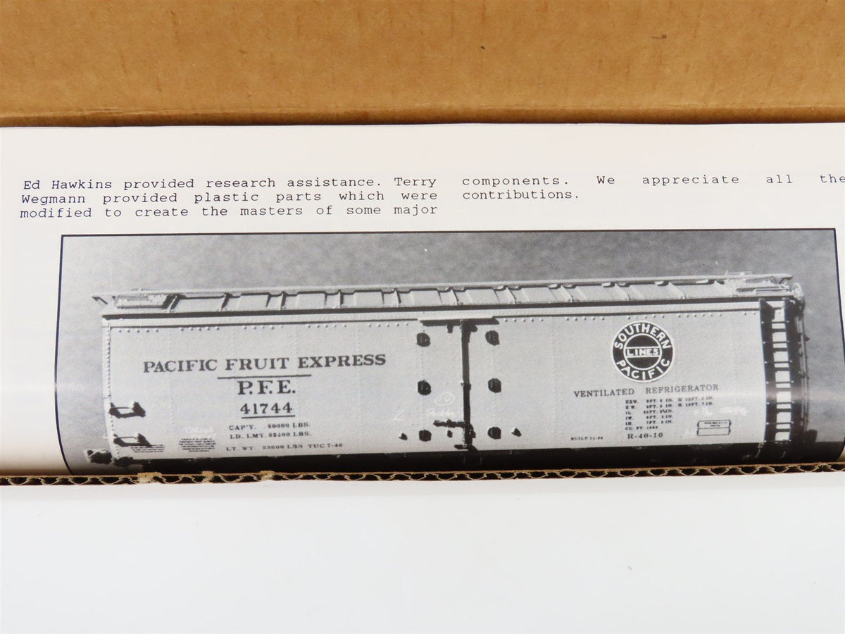 HO Sunshine Resin Kit #46.12 Undecorated ART 1947-48 Steel 40&#39; Reefer + Trucks