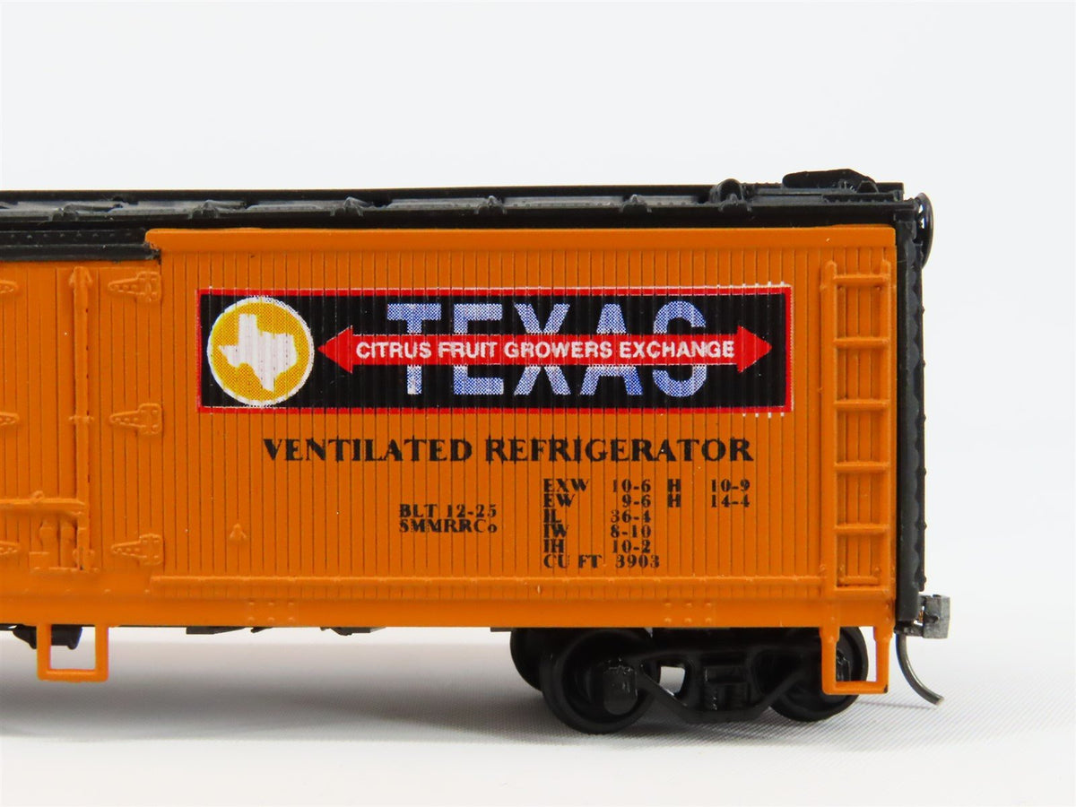 HO Scale Athearn BBX Blue Bonnet 40&#39; Wood Reefer Car #2224 Pro Custom