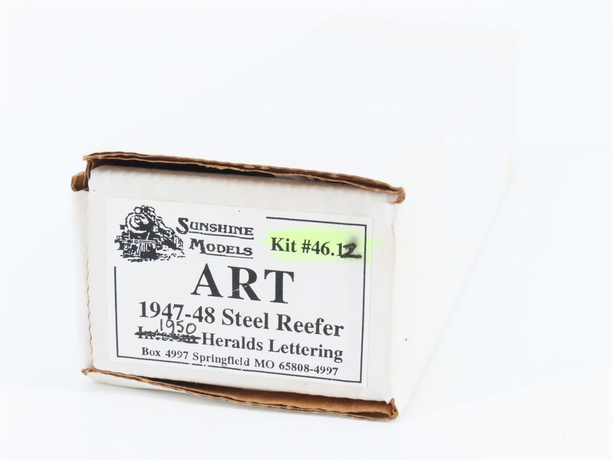 HO Sunshine Resin Kit #46.12 Undecorated ART 1947-48 Steel 40&#39; Reefer