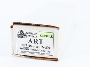 HO Sunshine Resin Kit #46.12 Undecorated ART 1947-48 Steel 40' Reefer