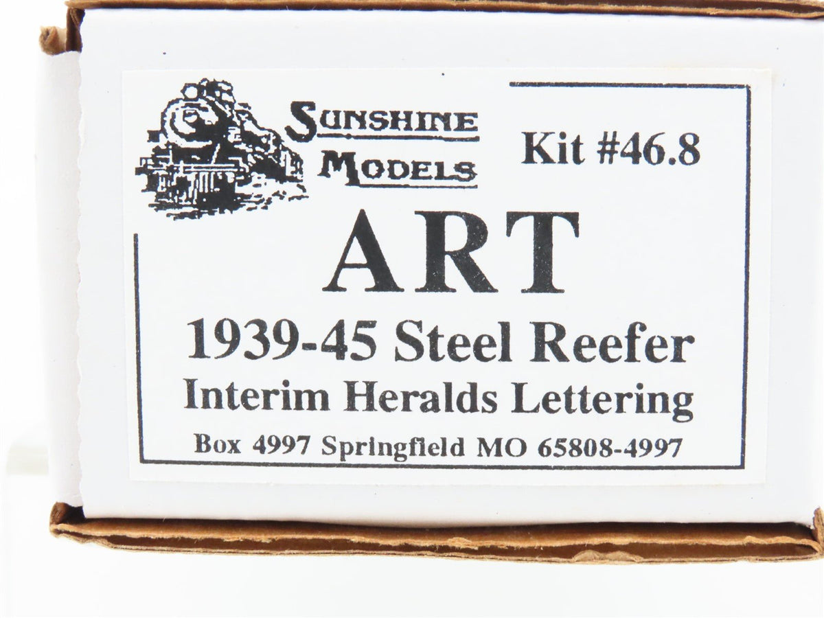 HO Sunshine Resin Kit #46.8 Undecorated ART 1939-45 Steel 40&#39; Reefer