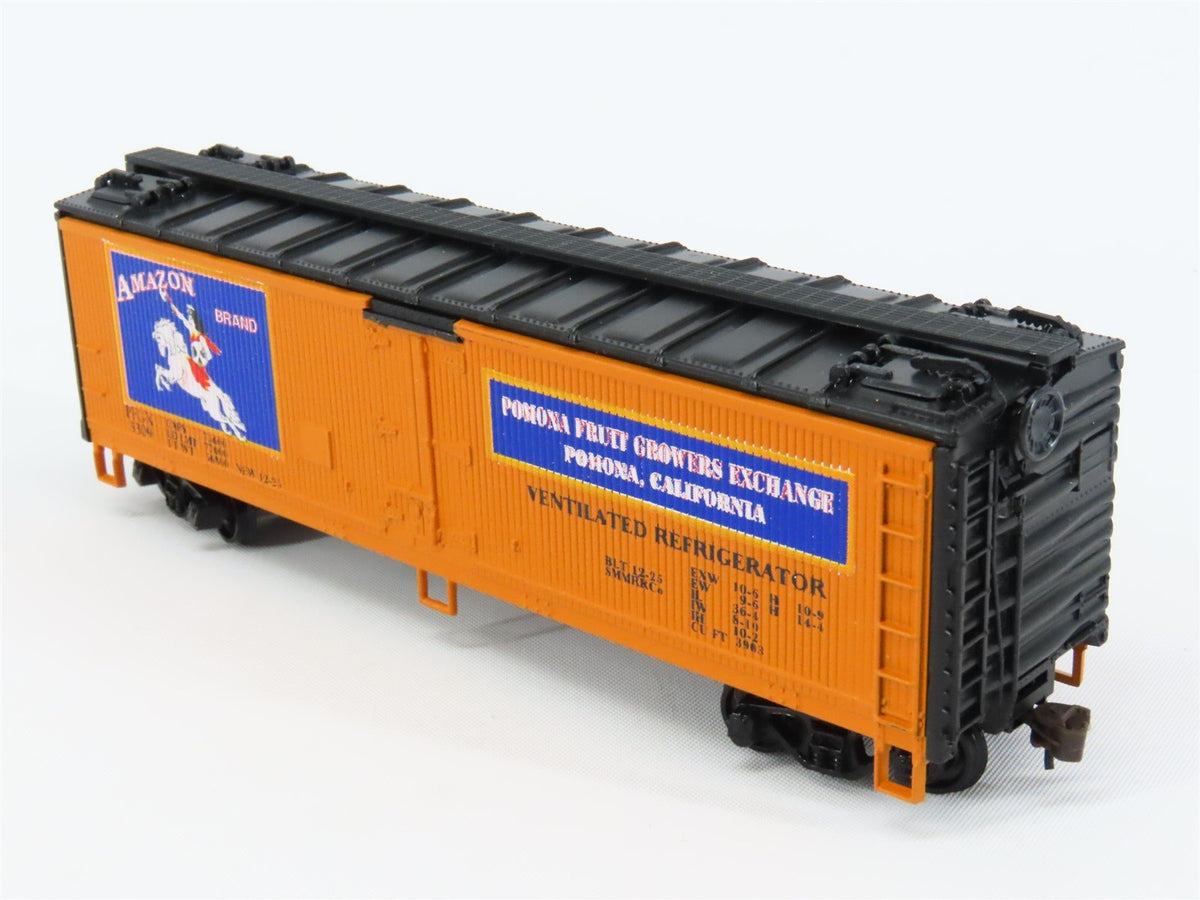 HO Scale Athearn PFGX Amazon Brand 40&#39; Wood Reefer Car #3309 Pro Custom