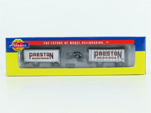 N Scale Athearn 10827 Preston The 151 Line 28' Wedge Trailers & Dolly