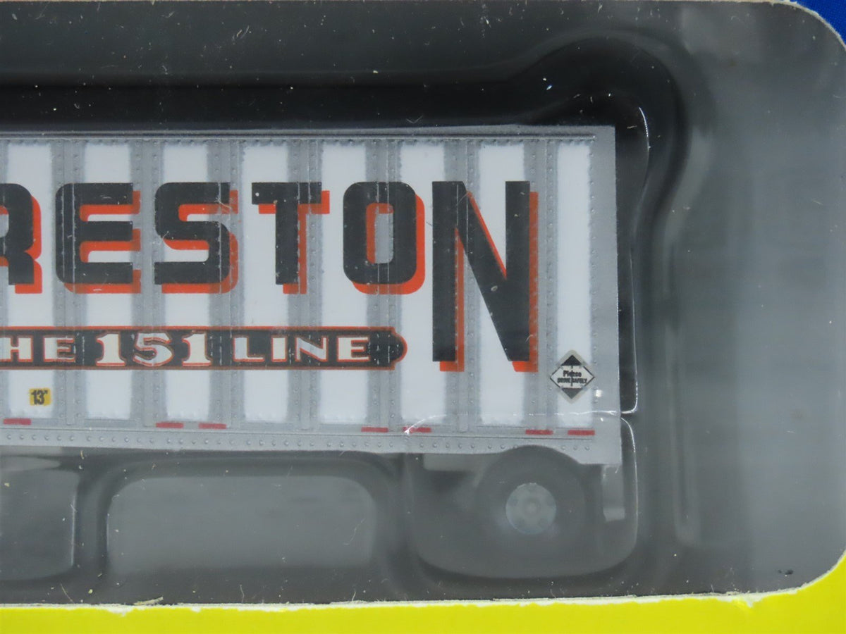 N Scale Athearn 10827 Preston The 151 Line 28&#39; Wedge Trailers &amp; Dolly