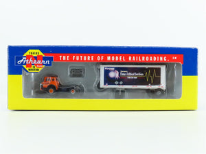 N 1/160 Scale Athearn 10815 Roadway Express Ford C & 28' Exterior Post Trailer