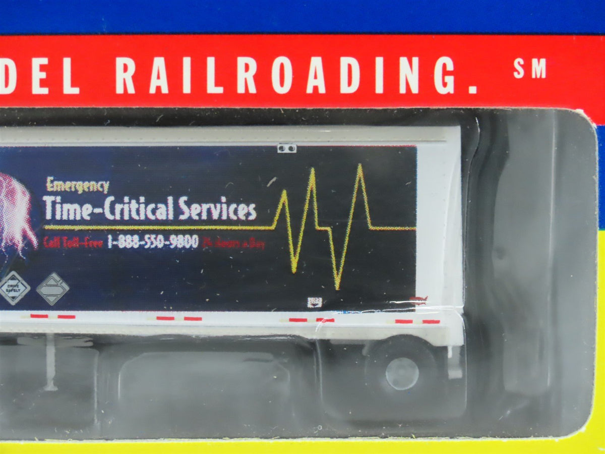 N 1/160 Scale Athearn 10815 Roadway Express Ford C &amp; 28&#39; Exterior Post Trailer