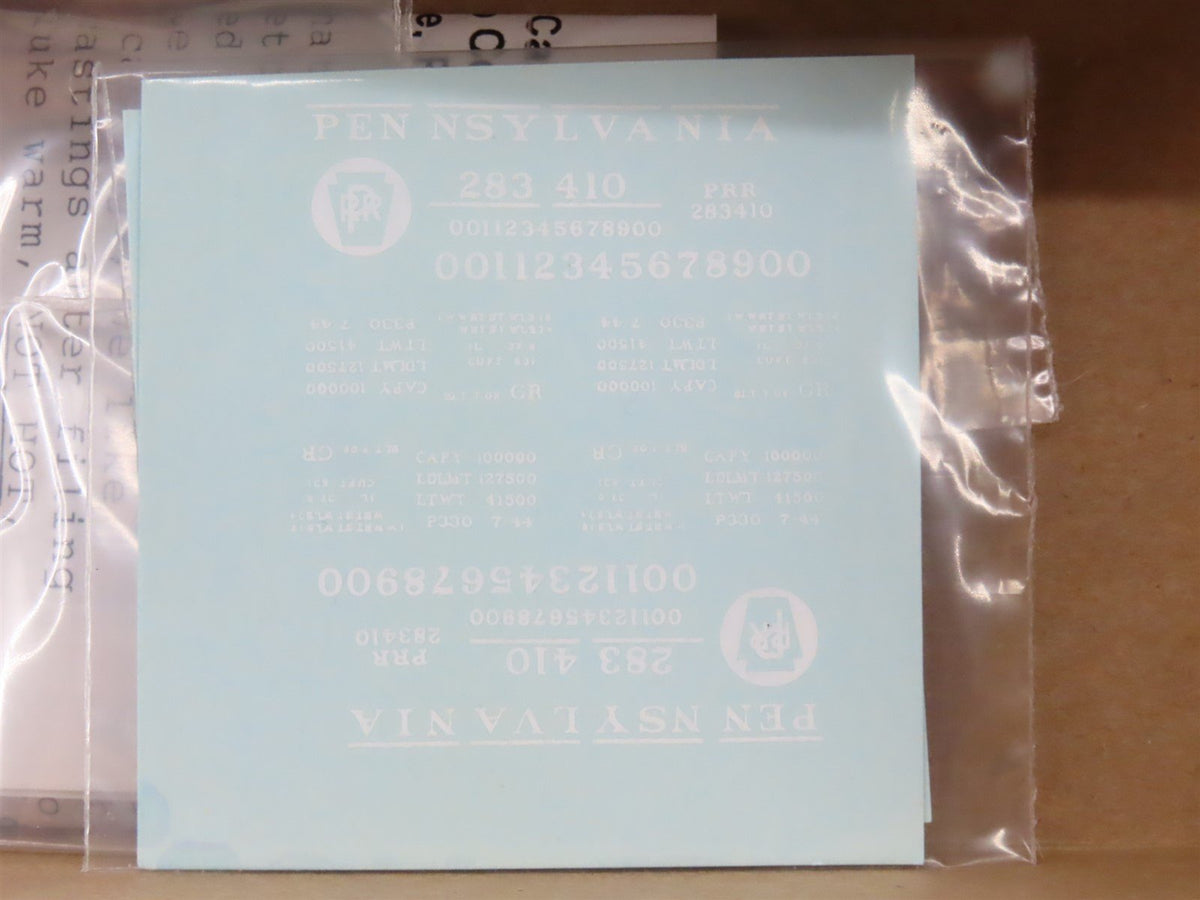 HO Funaro &amp; Camerlengo Resin Kit #5000 Undecorated PRR &quot;GR&quot; Composite Gondolas