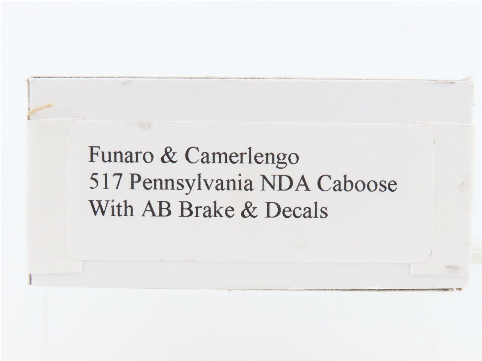 HO Funaro & Camerlengo Resin Kit #517 Undecorated PRR NDA Caboose - Sealed