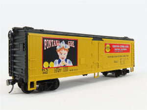 HO Scale Athearn FCX Fontana Girl 40' Wood Reefer Car #162 Pro Custom