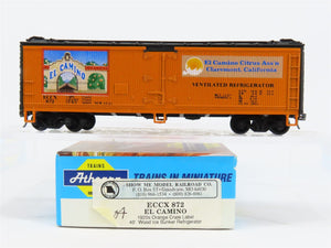 HO Scale Athearn ECCX El Camino 40' Wood Reefer Car #872 Pro Custom