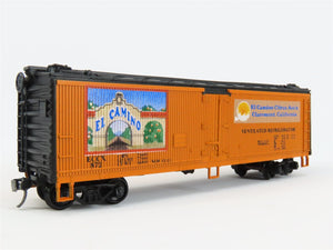 HO Scale Athearn ECCX El Camino 40' Wood Reefer Car #872 Pro Custom