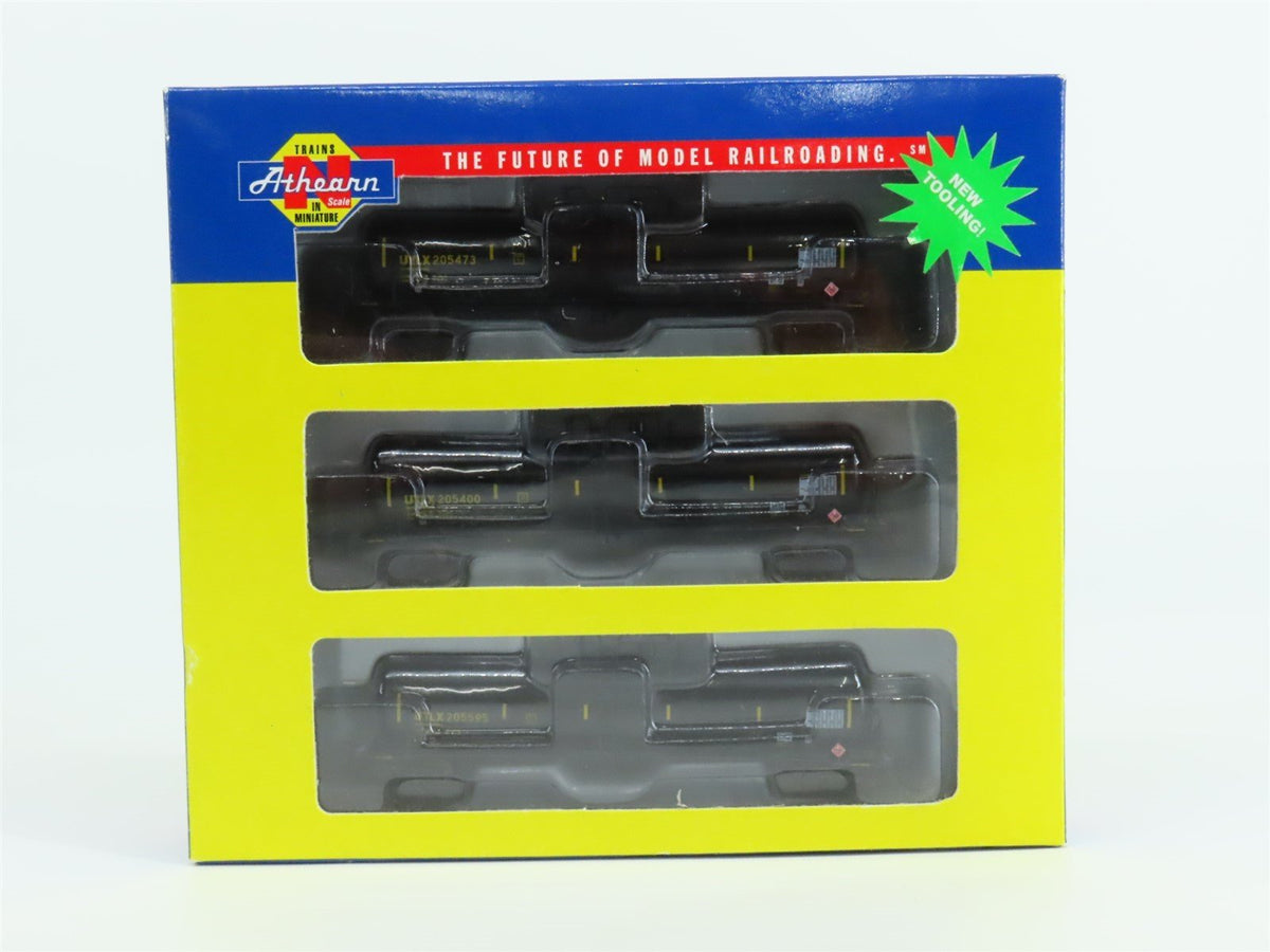 N Scale Athearn 11882 UTLX 30,000 Gallon Ethanol Tank Car 3-Pack