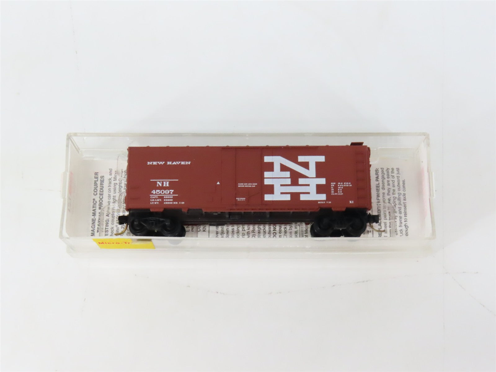 N Scale Micro-Trains MTL 21250 NH New Haven 40' Single Door Boxcar #45097