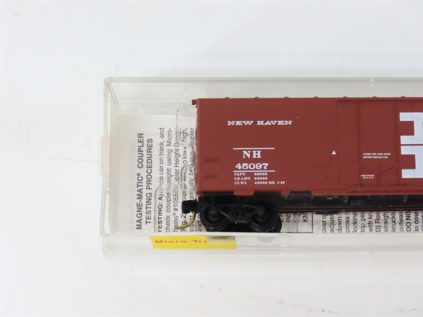 N Scale Micro-Trains MTL 21250 NH New Haven 40' Single Door Boxcar #45097