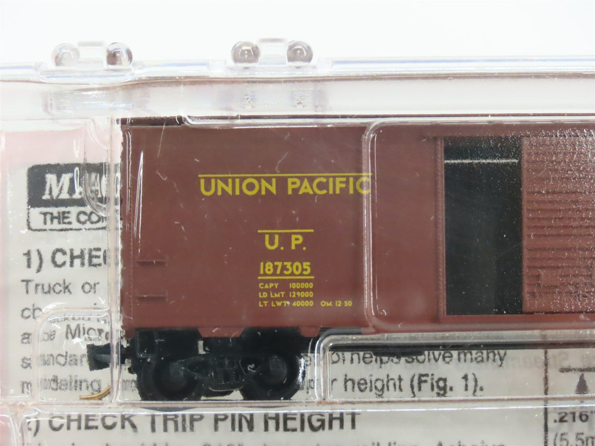 N Scale Micro-Trains MTL 20286-2 UP Union Pacific Railroad 40&#39; Box Car 3-Pack