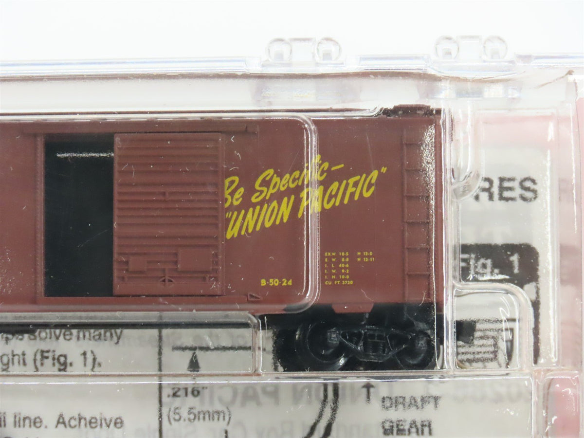 N Scale Micro-Trains MTL 20286-2 UP Union Pacific Railroad 40&#39; Box Car 3-Pack