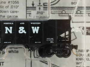 N Scale Micro-Trains MTL 91012 N&W Norfolk & Western 2-Bay 33' Hopper 3-Pack