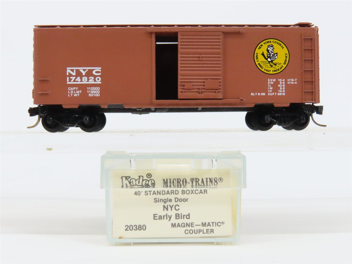 N Scale Micro-Trains MTL/Kadee 20380 NYC New York Central 40&#39; Boxcar #174820